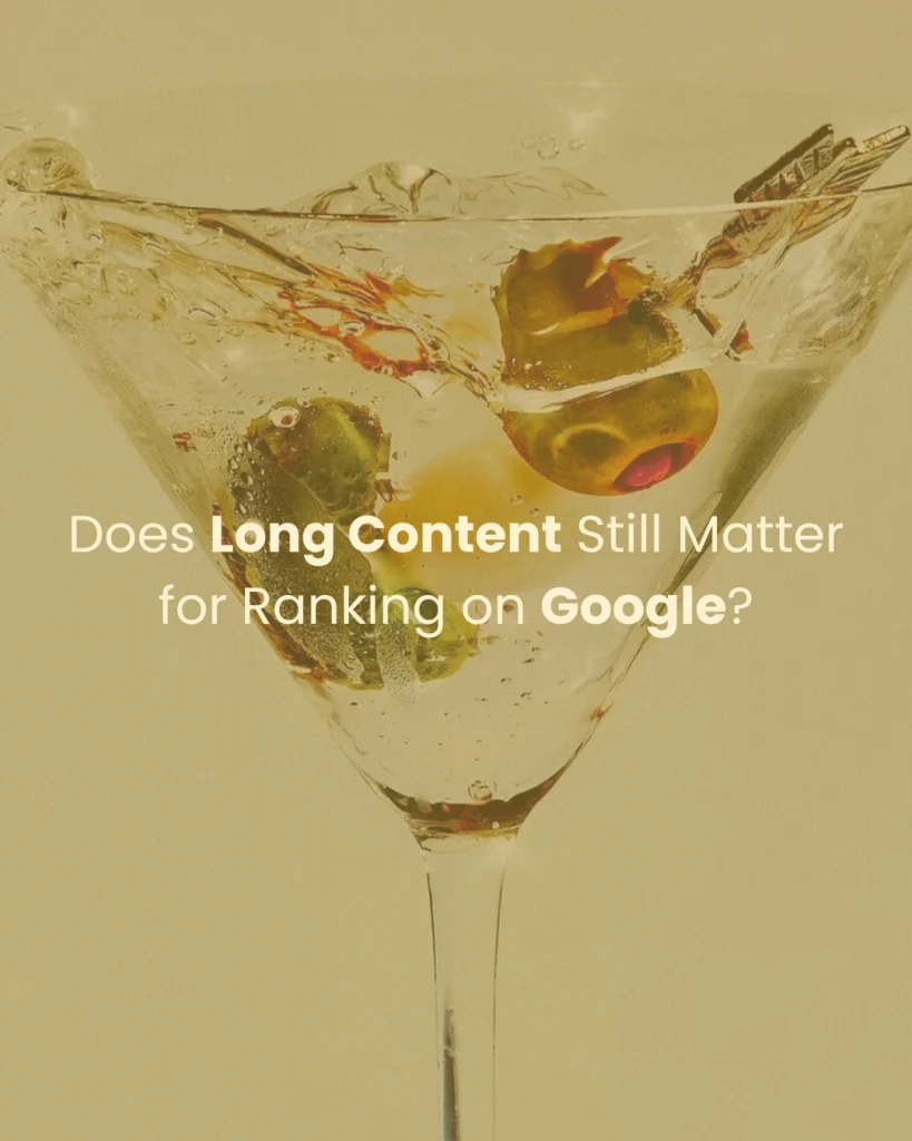 Does Long Content Still Matter for Ranking on Google?