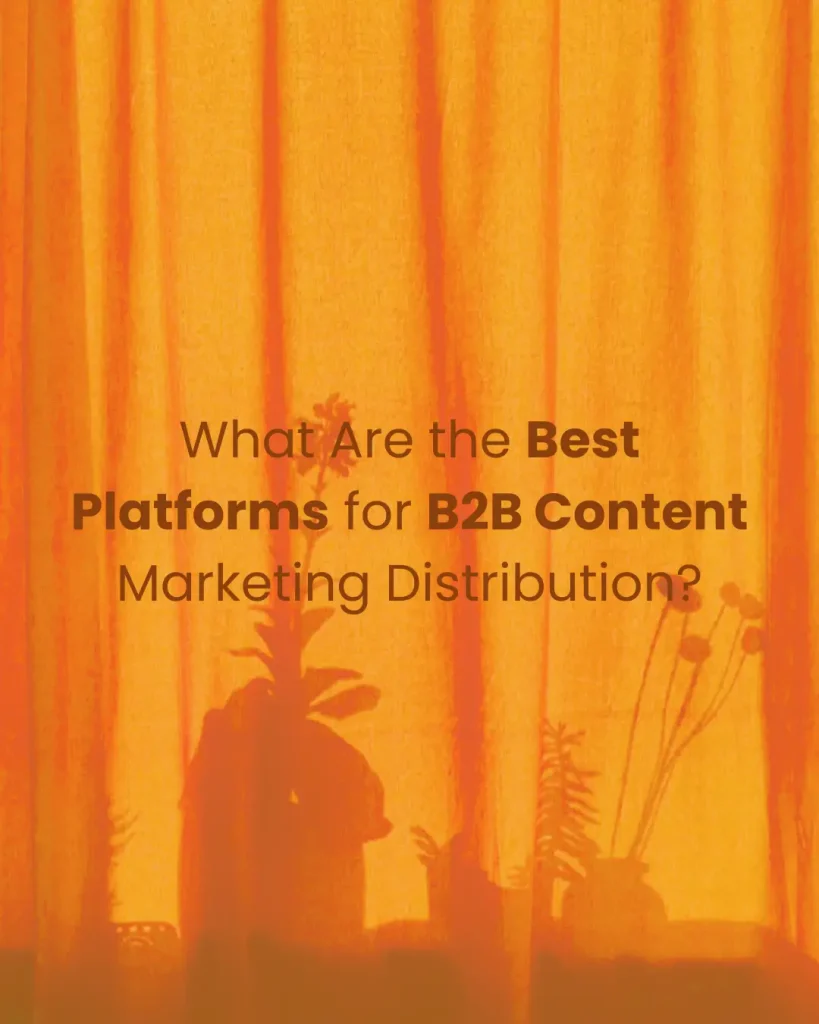 What Are the Best Platforms for B2B Content Marketing Distribution?
